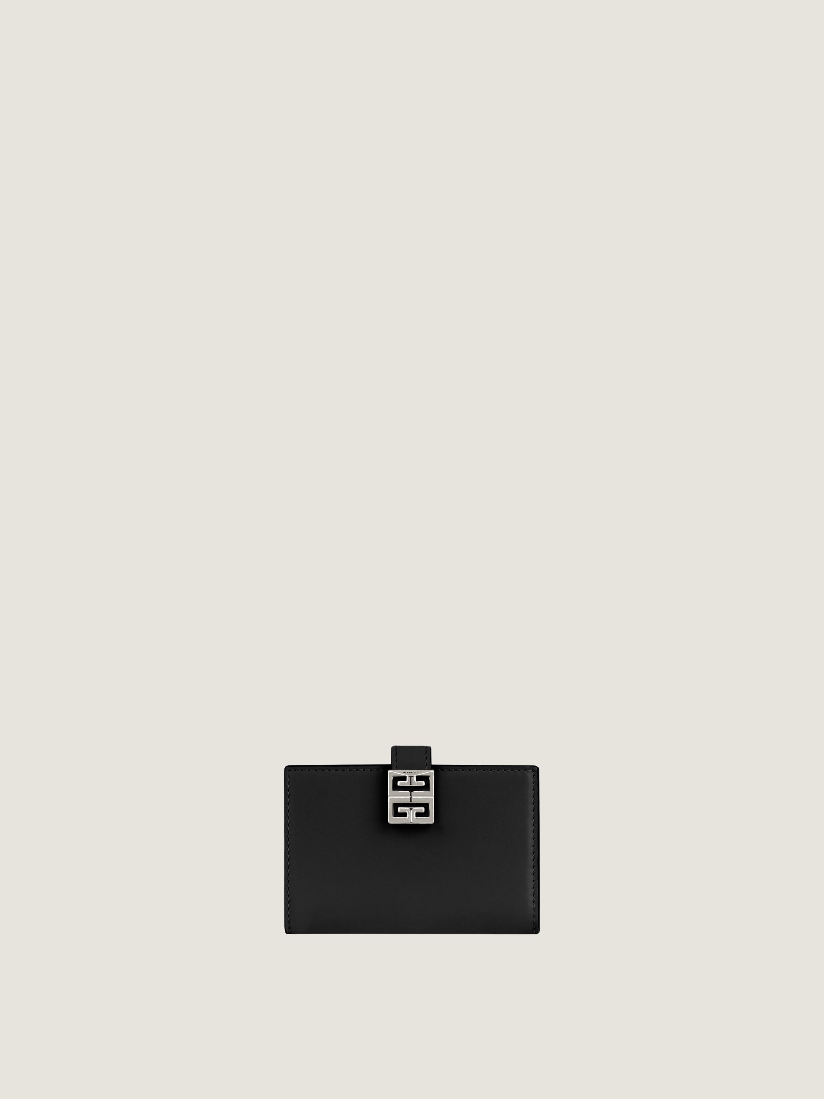 4G card holder in Box leather